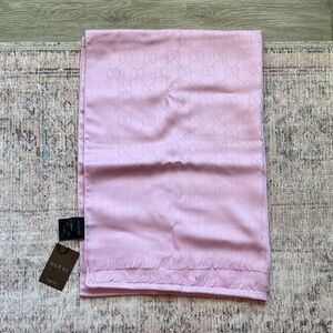 Gucci GG Guccissima Wool Silk Scarf